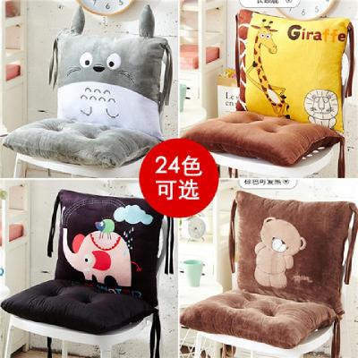 加厚坐垫靠垫一体椅子办公室凳子学生宿舍屁股软座垫椅垫地上屁垫木晓凡