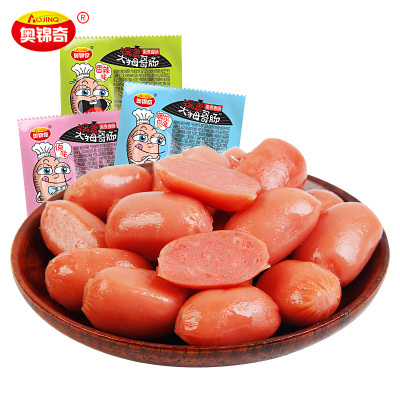 奥锦奇台式大拇哥香肠（奥尔良味）12g*50火腿肠小零食肉枣迷你肠子弹肠