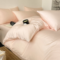 雅鹿 云感棉双层纱四件套