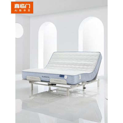 喜临门 - 白骑士 弹簧 电动床垫席梦思进口乳胶独袋弹簧软硬床垫