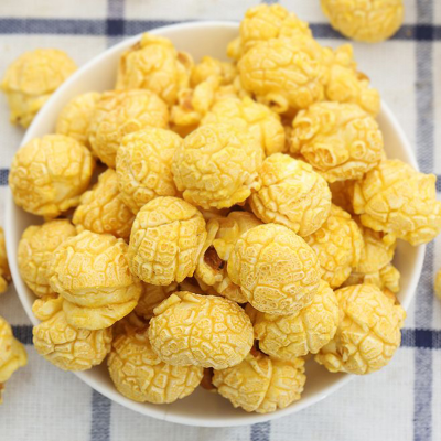 爆米花500g包美式玉米花奶油焦糖味球形玉米粒膨化休闲零食