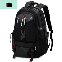 背包男韩版时尚潮流高中大学生书包电脑出差旅行旅游大容量双肩包NEW LAKE 9913黑色