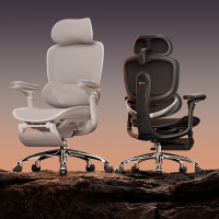 西昊 C300-Pro-V2-R102-JT 二代尊享款人体工学椅 [云白+脚踏] 电脑椅办公电竞老板