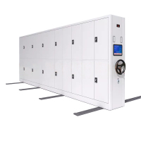 鑫升顺密集柜档案室电动智能密集架移动档案柜凭证资料柜手摇文件柜一列6组每立方(智能)