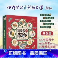 我爱我的家乡 全5册 [正版]我爱我的家乡 全5册 田野里的自然历史课 5-12岁儿童书籍童书自然科普百科绘本民俗文化非