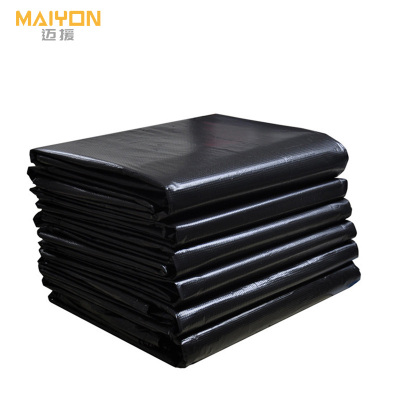 迈援 黑色平口大号垃圾袋 加厚55*60/3.2丝 50只