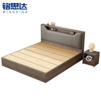 铭思达实木软包床