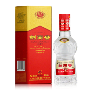 剑南春水晶剑46度100ml*1瓶浓香型白酒小酒版