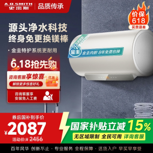 AO史密斯佳尼特60升电热水器 金圭内胆 双棒分离速热 免换镁棒 免清洗 CTE-60JC3