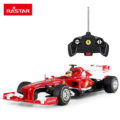 星辉(Rastar)1:18法拉利FerrariF1遥控车男孩赛车儿童玩具汽车53800红色