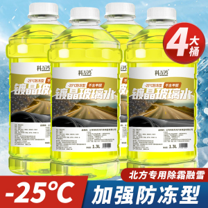 [补贴10%]玻璃水汽车冬季防冻镀晶去污去油膜四季通用祛除虫胶雨刮水雨刷精