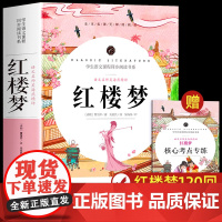 红楼梦原著正版高中生完整无删减必读整本书阅读与检测研习手册非人民文学出版社和乡土中国费孝通小学五年级高一上下册课外书籍