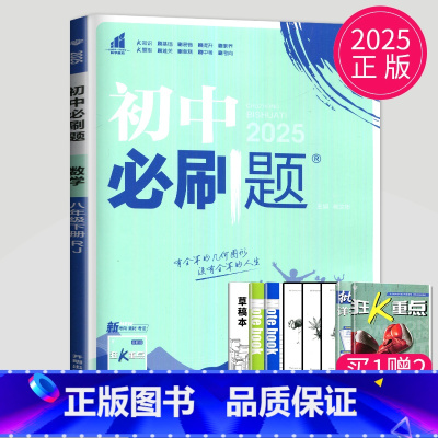 数学 八年级下 人教版 八年级/初中二年级 [正版]2025初中必刷题八年级下册上册数学语文英语生物地理历史政治物理八下