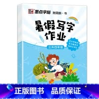 3升4年级 暑假写字作业 [正版]寒假写字作业天天练一二三四五六年级同步写字课人教版上下册预习复习强化巩固儿童小学生铅笔