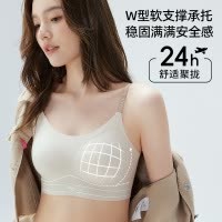 「字母露肩」春夏可外搭少女小胸聚拢钢圈文胸美背无痕内衣女