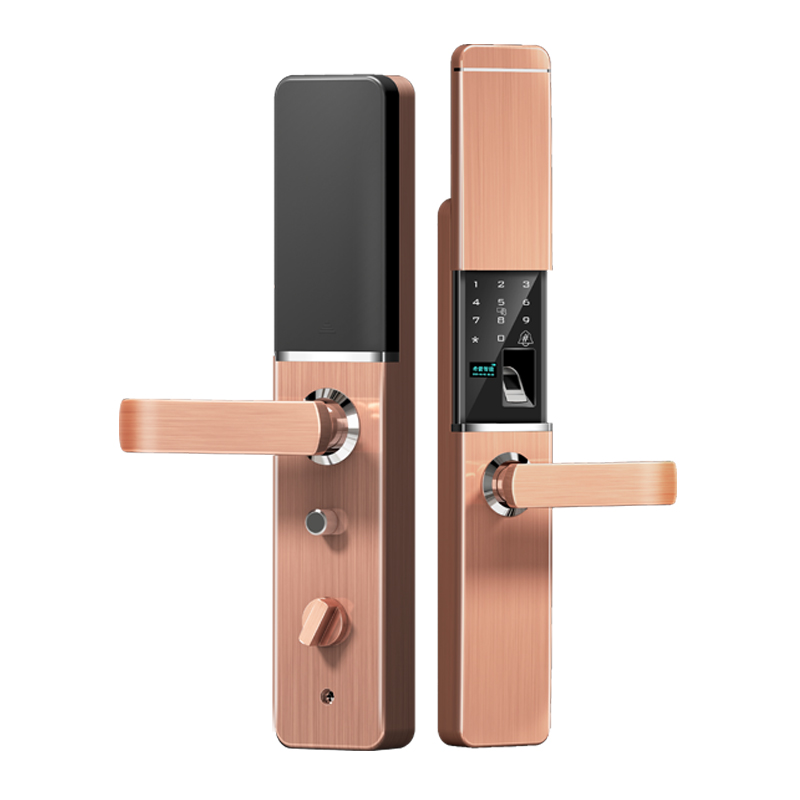 希箭 指纹锁密码锁家用防盗门酒店门锁电子锁全自动刷卡锁 xh2 滑盖