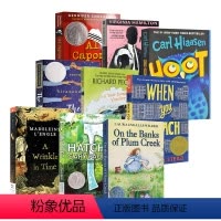 纽伯瑞小说获奖书单9册 [正版]纽伯瑞小说获奖书单9册 英文原版 Newbery 青少年小说文学奖 时间的皱折 手斧男孩