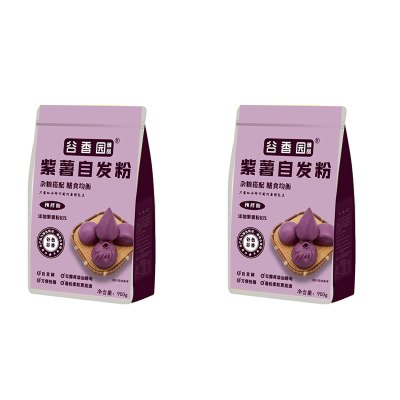 谷香园臻品 紫薯自发粉 900g*2袋