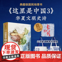 这里是中国3+山河史诗帆布托特包(天青地白款)星球研究所著 中信出版社图书 正版