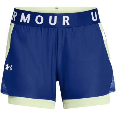 Under Armour女款运动裤宽松舒适快干透气短裤带侧口袋