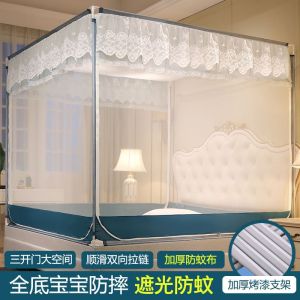 蚊帐家用蒙古包1.2米1.8m1.5床加密加厚支架公主风新款