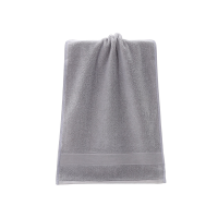 秦泰(Cqint) QTYJ-01 浴巾 70*140cm 500克 32股纯棉吸水浴巾 枪灰色