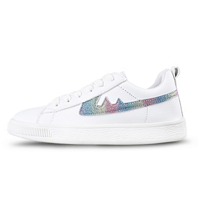 双星小白鞋春秋女鞋韩版皮面时尚百搭板鞋休闲鞋女