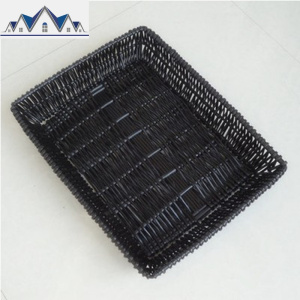 柳编藤编编水果展示盘零食收纳储物篮蔬菜篮子面包筐编织篮 三维工匠收纳篮