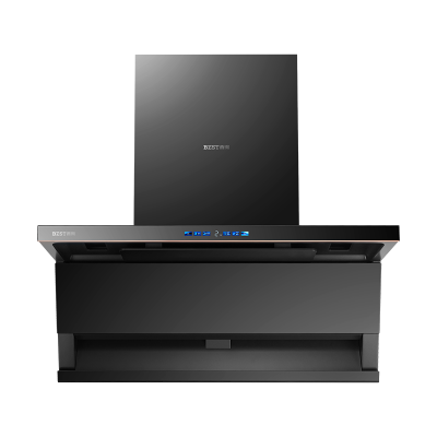 百得(BEST)华帝股份顶侧环吸油烟机AC36Pro 31m³大风量变频1400Pa静压烟灶联动7维立体剿烟云板磁吸设计