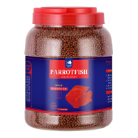 血鹦鹉鱼食增红鱼饲料热带鱼财鱼增色鱼粮金鱼增艳小颗粒罗汉鱼