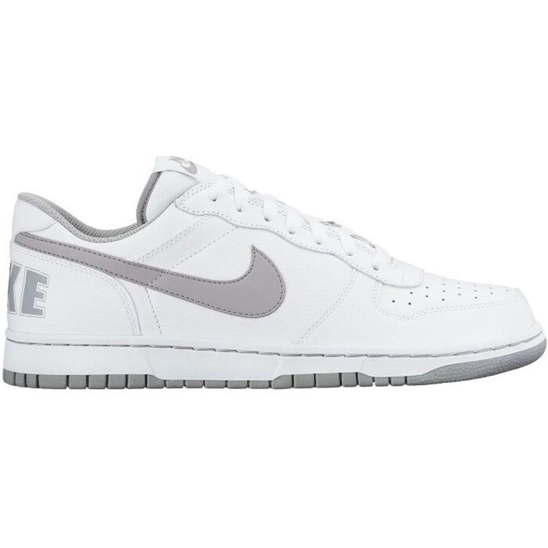 耐克(NIKE)男款运动休闲跑鞋百搭皮质刺绣拼接经典低帮鞋