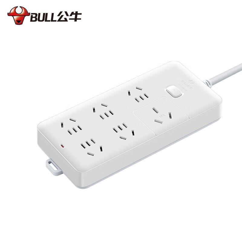 公牛 新国标插座/接线板 GN-B15D 6位总控大功率 3米