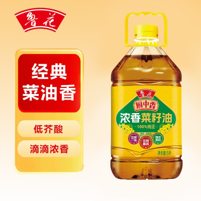 厨中香浓香菜籽油5L