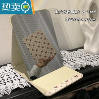 敬平ins风折叠小镜子化妆镜学生宿舍简约梳妆镜台式桌面可立家用便携 敲大号玫瑰花化妆镜6098999便携式用镜