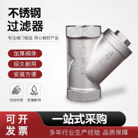 中锦科技 304不锈钢Y型过滤器DN8 (2分)个