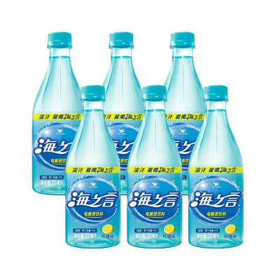 统一海之言柠檬味水饮330ml*6瓶补水补充电解质夏季运动饮料