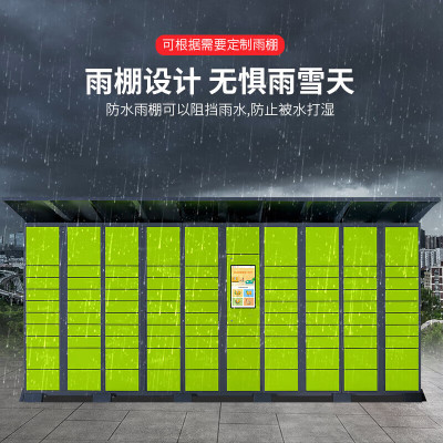 信京 智能快递柜 10寸1主4副119门 小区室外寄存柜收发柜