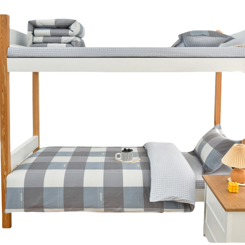 铭思沃六件套0.9*2.0m床 灰格 套