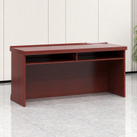 鹰嘴龙松木台长条桌会议台会场前台桌会议室发言台1500*600*760MM