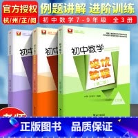 初中数学培优教程七八九年级(3本) 初中通用 [正版]初中数学培优教程七八九年级第二版林静高海洋 初一初二初三数学名校课