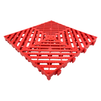 臻远 ZY3121311地格栅塑料拼接地板垫网格垫板 红色