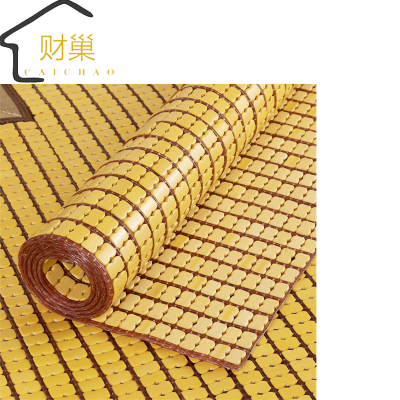 财巢可定制凉席竹席金色双牛筋60*160/床