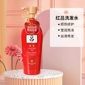 吕(Ryo)韩国进口紫吕强韧发根强效控油洗发水400ml 适合油性发质 强韧洗发水2瓶装 400ml