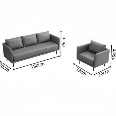 依韵珂办公沙发1+3套