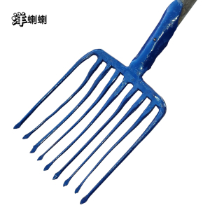 洋蝲蝲 九齿叉子 带柄 单位:把