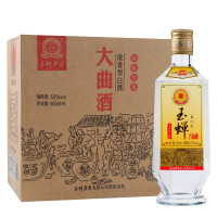 泸州玉蝉老酒 80版大曲酒500ml*6瓶整箱装 52度浓香型白酒粮食酒