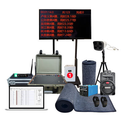 HSJYZN 跑步计时计圈器 中长跑测 试仪 3000米体能训练考核系统 100人