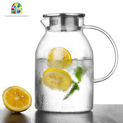 透明玻璃冷水壶 大容量水具凉水壶水杯套装果汁壶 FENGHOU 一壶二杯