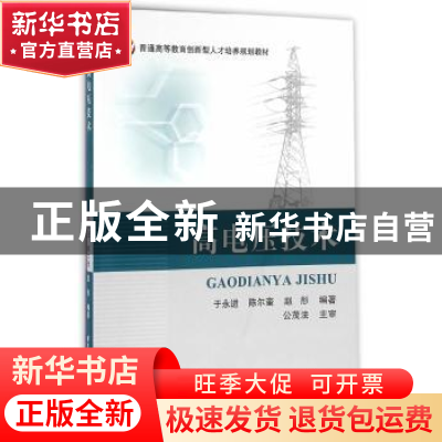正版 高电压技术 于永进,陈尔奎,赵彤 编著 北京航空航天大学