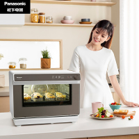 松下(Panasonic)家用蒸烤箱NU-SC85 电烤箱 蜂巢循环蒸烤一体机双直喷纯蒸智能菜单31L
